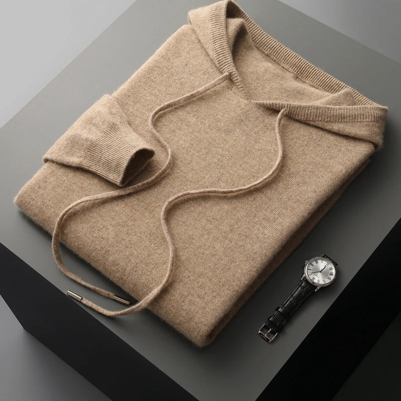 Modaura™ | 100% CASHMERE HOODED SWEATER