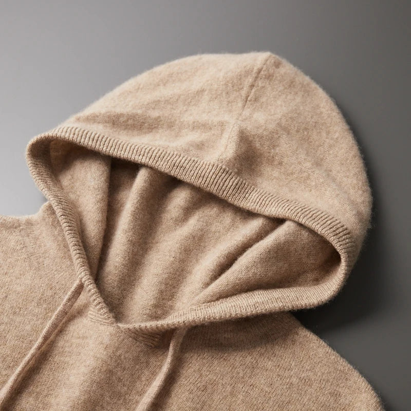 Modaura™ | 100% CASHMERE HOODED SWEATER