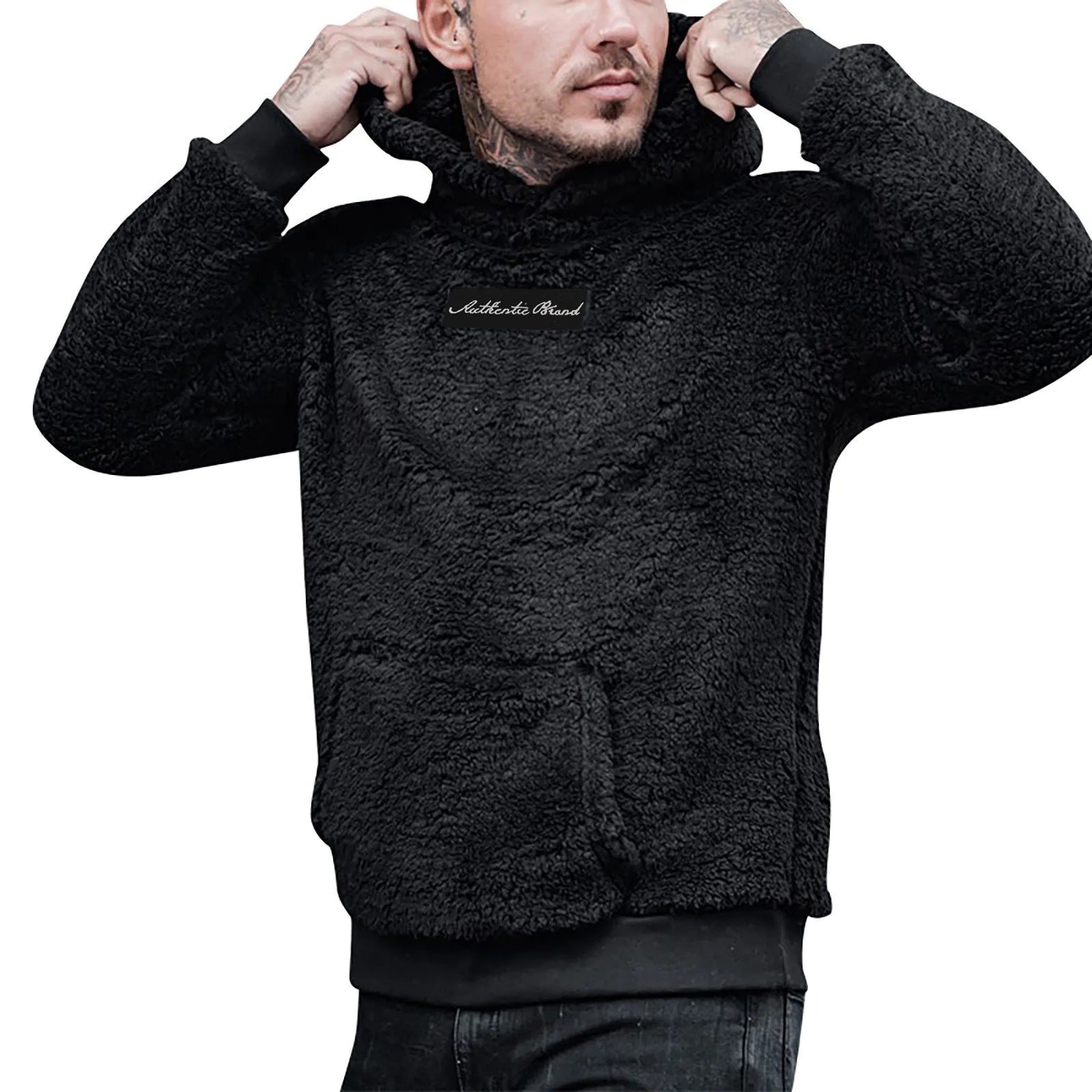 Modaura | Plush Hoodie Sweatshirt