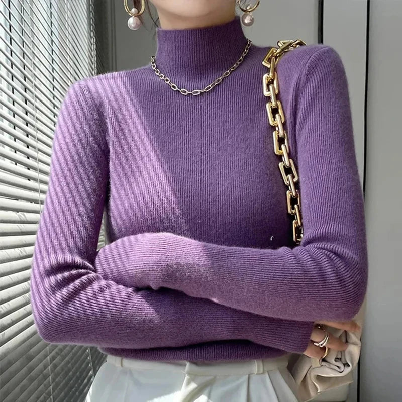 Modaura | Turtleneck Knitted sweater